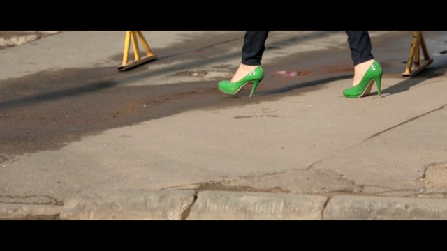 Video Reference: Road surface, Asphalt, Thigh, Tints and shades, Human leg, Foot, Cone, Sidewalk, Shadow, Road