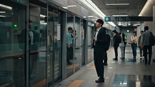 Video Reference: Building, Fixture, Infrastructure, Architecture, Door, Blazer, Metropolitan area, Bag, City, Human settlement