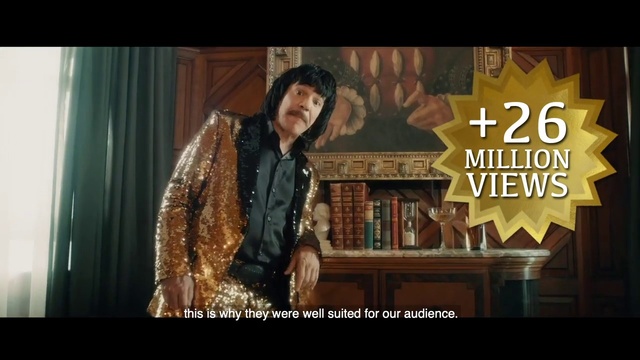 Video Reference: Flash photography, Sleeve, Curtain, Font, Entertainment, Fashion design, Event, Darkness, Formal wear, Movie