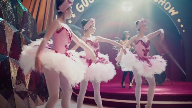 Video Reference: White, Ballet tutu, Dance, Entertainment, Dress, Performing arts, Pink, Sportswear, Magenta, Performance art