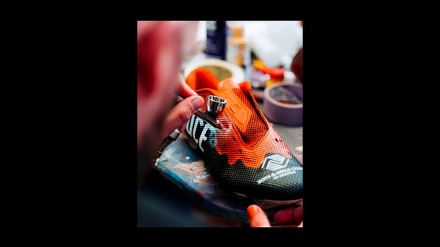 Video Reference: Outdoor shoe, Walking shoe, Cleat, Sportswear, Sneakers, Font, Athletic shoe, Cross training shoe, Electric blue, Automotive design