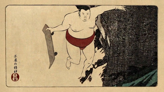 Video Reference: Arm, Gesture, Art, Cartoon, Painting, Font, Illustration, Drawing, Visual arts, Rectangle