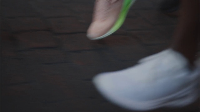 Video Reference: Gesture, Tints and shades, Knee, Flooring, Human leg, Foot, Thumb, Darkness, Event, Electric blue