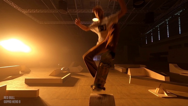 Video Reference: Leg, Flash photography, Rolling, Entertainment, Performing arts, Recreation, Event, Elbow, Darkness, Sports