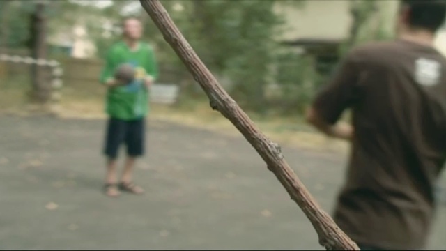 Video Reference: Gesture, Shorts, Wood, Tree, Grass, Asphalt, Leisure, Recreation, Forest, Fun
