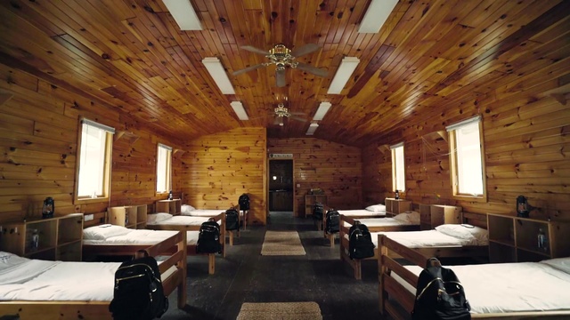 Video Reference: Table, Property, Furniture, Wood, Window, Interior design, Hall, Floor, Chair, Flooring