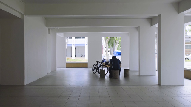 Video Reference: Wheel, Tire, Property, Bicycle, Bicycle wheel, Building, Wood, Fixture, Hall, Architecture