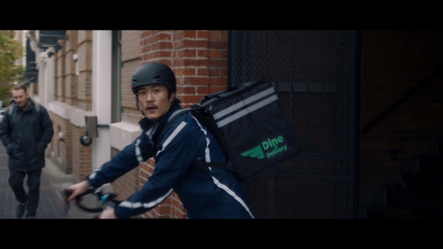 Video Reference: Bicycle helmet, Helmet, Bicycles--Equipment and supplies, Sports gear, Sports equipment, Glove, Personal protective equipment, Jersey, Fictional character, Electric blue