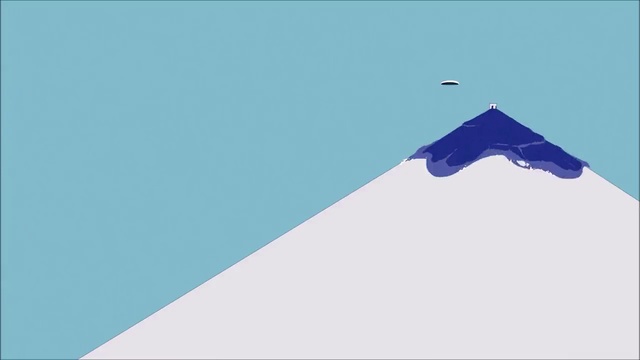 Video Reference: Sleeve, Rectangle, Sky, Electric blue, Slope, Wing, Triangle, Fashion accessory, Carmine, Font