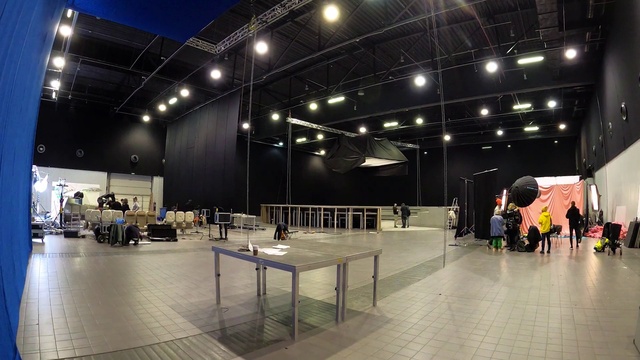 Video Reference: Table, Automotive design, Interior design, Hall, Event, Flooring, Space, Ceiling, Luxury vehicle, Art