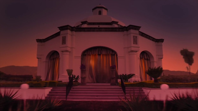 Video Reference: Plant, Sky, Purple, Building, Door, Dusk, Afterglow, Sunset, Facade, Stairs
