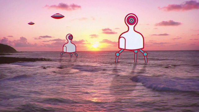Video Reference: Water, Cloud, Sky, People on beach, People in nature, Beach, Body of water, Happy, Gesture, Sunrise