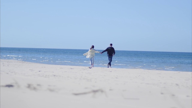 Video Reference: Water, Sky, People on beach, Surfboard, People in nature, Surfing Equipment, Beach, Gesture, Coastal and oceanic landforms, Wind wave