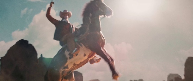 Video Reference: Sky, Horse, Cloud, Working animal, Happy, Art, Landscape, Sculpture, Cg artwork, Event