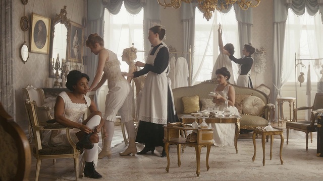 Video Reference: Furniture, Window, Temple, Curtain, Decoration, Event, Rite, Fashion design, Formal wear, Conversation