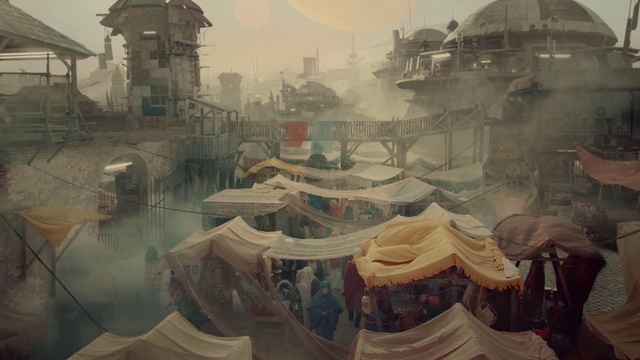 Video Reference: World, Art, Painting, City, Cg artwork, Sky, Visual arts, Illustration, Haze, History