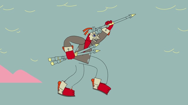 Video Reference: Arm, Cartoon, Gesture, World, Font, Elbow, Illustration, Fictional character, Art, Slope