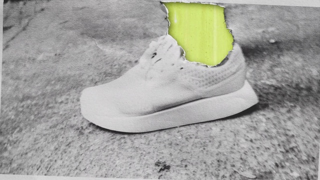 Video Reference: Shoe, Walking shoe, Grey, Outdoor shoe, Sportswear, Flooring, Athletic shoe, Road surface, Font, Fashion accessory