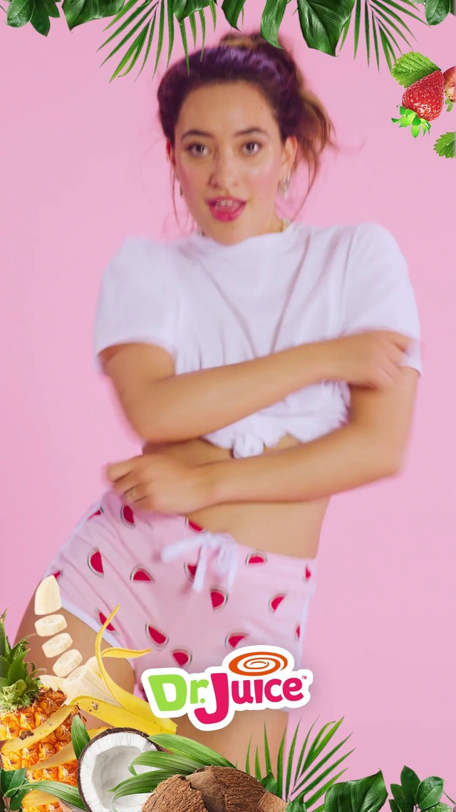 Video Reference: Skin, Smile, Sleeve, Pink, Thigh, Happy, Eyelash, Shorts, Waist, Black hair