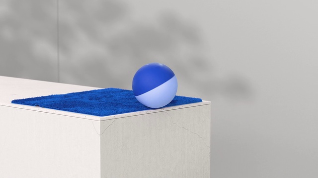 Video Reference: Rectangle, Ball, Table, Circle, Electric blue, Oval, Art, Wood, Ball, Natural material