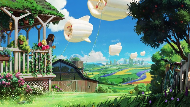 Video Reference: Cloud, Plant, Sky, Green, Nature, Azure, Natural environment, Botany, Vegetation, Natural landscape