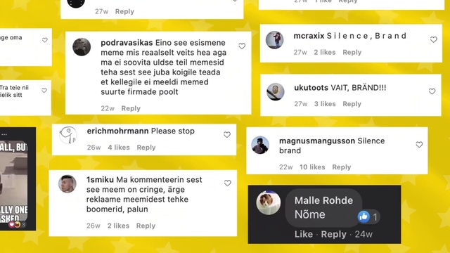 Video Reference: Product, Yellow, Font, Material property, Parallel, Screenshot, Rectangle, Web page, Advertising, Signage