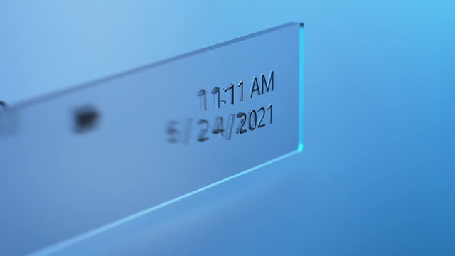 Video Reference: Rectangle, Font, Electric blue, Gas, Signage, Parallel, Circle, Number, Brand, Sign