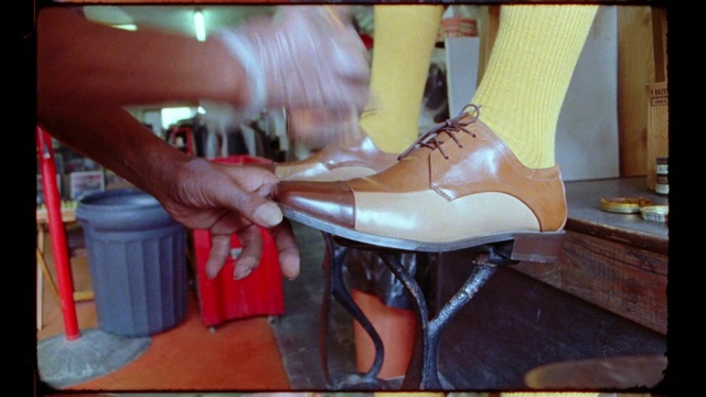 Video Reference: Joint, Leg, Dress, Human body, Textile, Knee, Thigh, Calf, Sandal, High heels