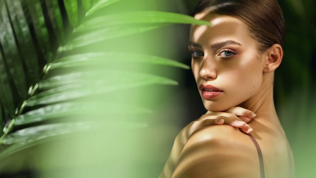 Video Reference: Hair, Lip, Eyebrow, Eye, Facial expression, Eyelash, People in nature, Flash photography, Plant, Cool