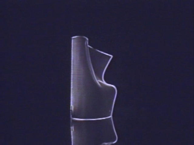 Video Reference: Electric blue, Plastic, Font, Transparency, Darkness, Transparent material, Metal, Still life photography