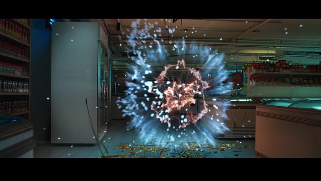 Video Reference: Entertainment, Art, Flat panel display, Rectangle, Display device, Electric blue, Glass, Event, Electronic device, Space