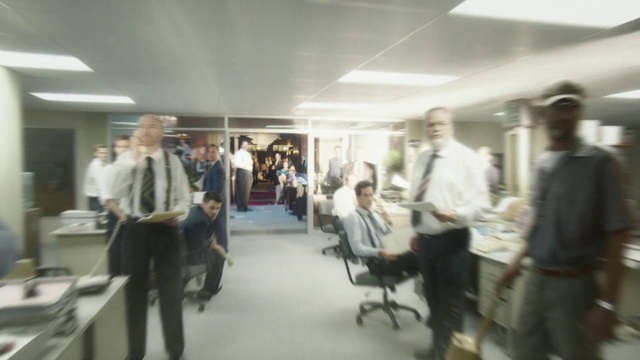 Video Reference: Chair, Building, Event, Job, City, White-collar worker, Room, Suit, Employment, Conversation