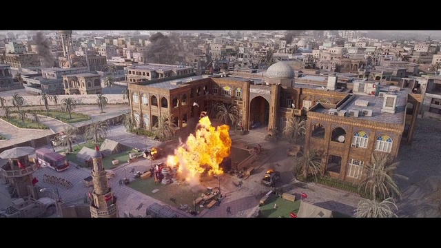 Video Reference: Building, World, Window, Urban design, Tree, Neighbourhood, House, Cityscape, Residential area, Landscape