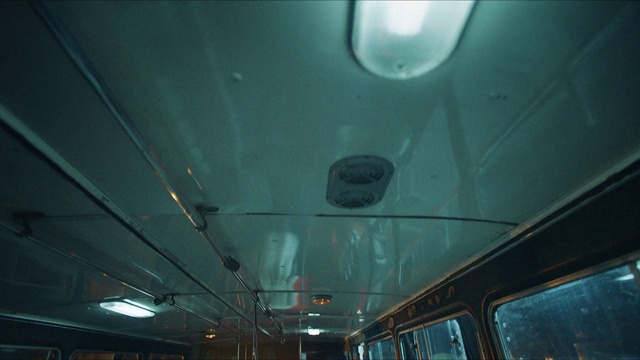 Video Reference: Cloud, Sky, Vehicle, Mode of transport, Tints and shades, Ceiling, Glass, Air travel, Windshield, Space