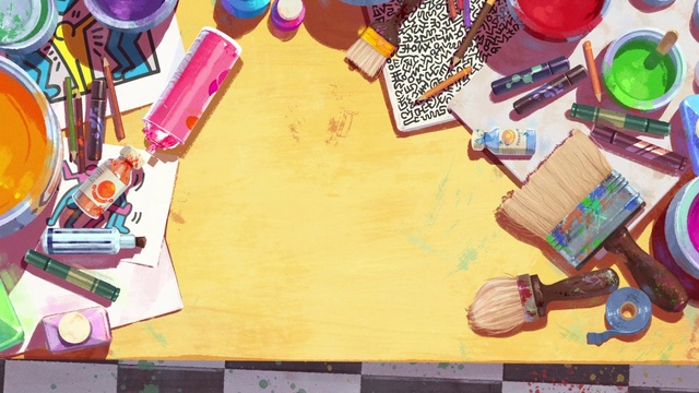 Video Reference: Blue, Orange, Yellow, Red, Wood, Font, Art, Recreation, Event, Magenta