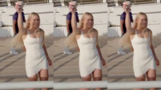 Video Reference: Dance, Dress, Gesture, Vest, Entertainment, Performing arts, Physical fitness, Waist, Happy, Event