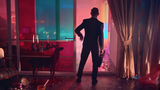 Video Reference: Purple, Human, Fashion, Entertainment, Interior design, Performing arts, Fashion design, Stage, Curtain, Magenta