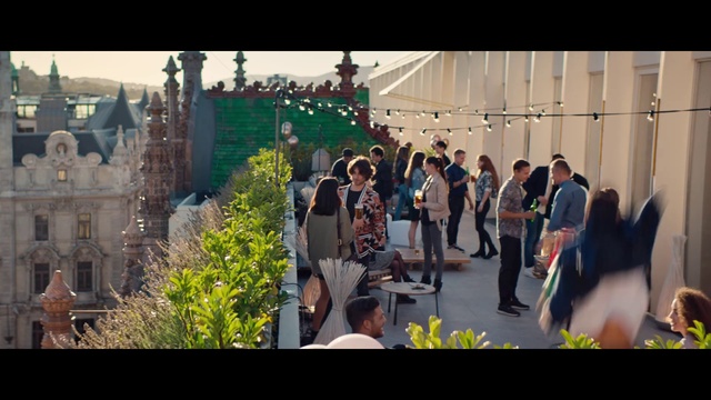 Video Reference: Plant, Yellow, Suit, Leisure, Event, Formal wear, Travel, Entertainment, Fun, City