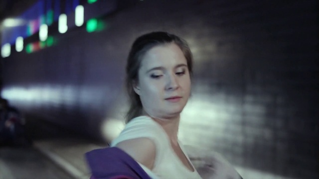 Video Reference: Lip, Flash photography, Eyelash, Smile, Lipstick, Black hair, Street fashion, Electric blue, Fun, Event