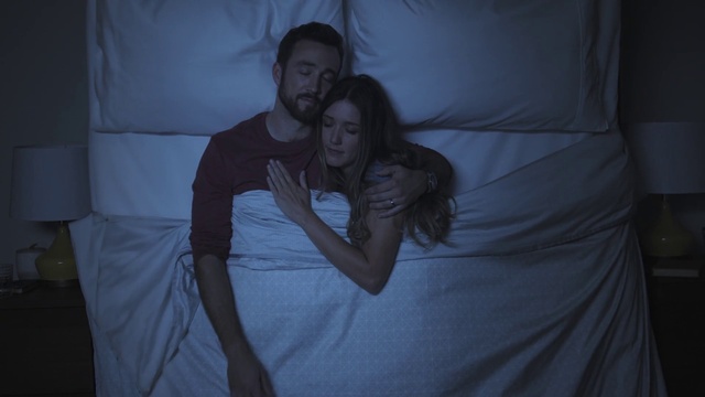 Video Reference: Smile, Comfort, Azure, Flash photography, Dress, Gesture, Happy, Pillow, T-shirt, Beard