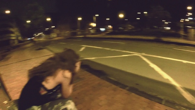 Video Reference: Automotive lighting, Street light, Road surface, Asphalt, Headlamp, Midnight, Tints and shades, Road, Sidewalk, Darkness