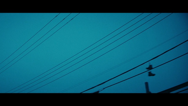 Video Reference: Sky, Blue, Azure, Rectangle, Electricity, Overhead power line, Electrical wiring, Parallel, Cable, Electric blue