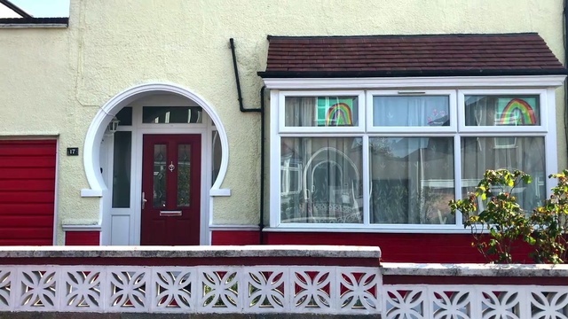 Video Reference: Window, Fixture, Building, Wood, Plant, Door, Real estate, Facade, Symmetry, Siding