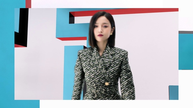 Video Reference: Dress shirt, Sleeve, Gesture, Collar, Waist, Eyelash, Fashion design, Blazer, Electric blue, Formal wear