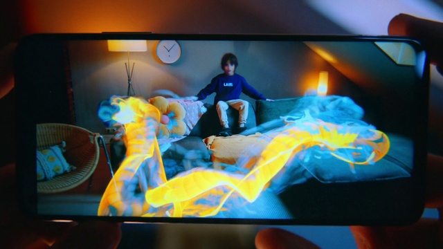 Video Reference: Blue, Television set, Art, Entertainment, Automotive design, Clock, Flat panel display, Electric blue, Display device, Event