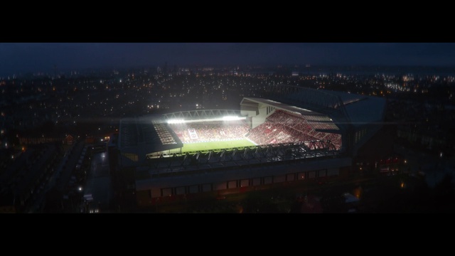 Video Reference: Cloud, Sky, Urban design, Rectangle, City, Landscape, Stadium, Darkness, Sport venue, Arena