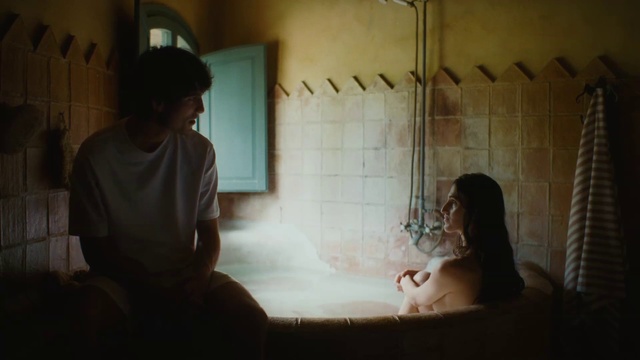 Video Reference: Shoulder, Window, Flash photography, Comfort, Tints and shades, Flooring, Darkness, Fun, Event, Bathing