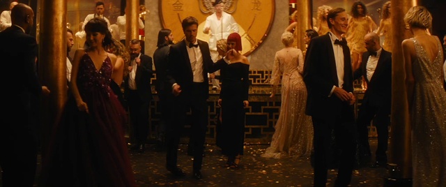 Video Reference: Trousers, Coat, Gesture, Suit, Dress, Gown, Flooring, Formal wear, Event, Entertainment