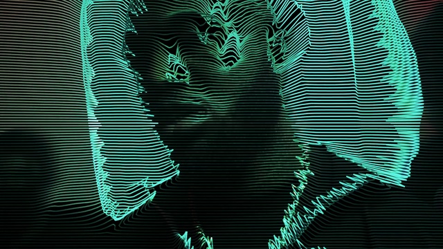 Video Reference: Green, Azure, Organism, Sleeve, Gesture, Font, Aqua, Neon, Visual effect lighting, Electric blue