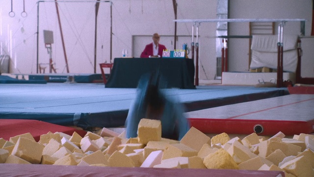 Video Reference: Wood, Flooring, Event, Art, Hardwood, Room, Leisure, Sport venue, Rectangle, Linens